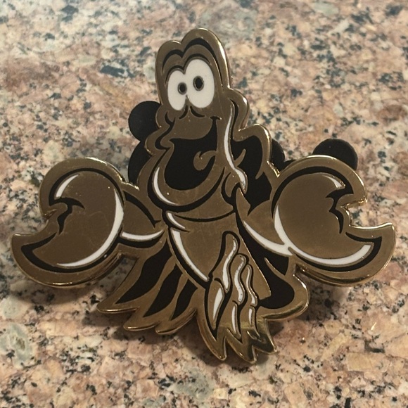 Disney Accessories - Disney D23 10th Anniversary Exclusive Gold Member Pin Sebastian Little Mermaid